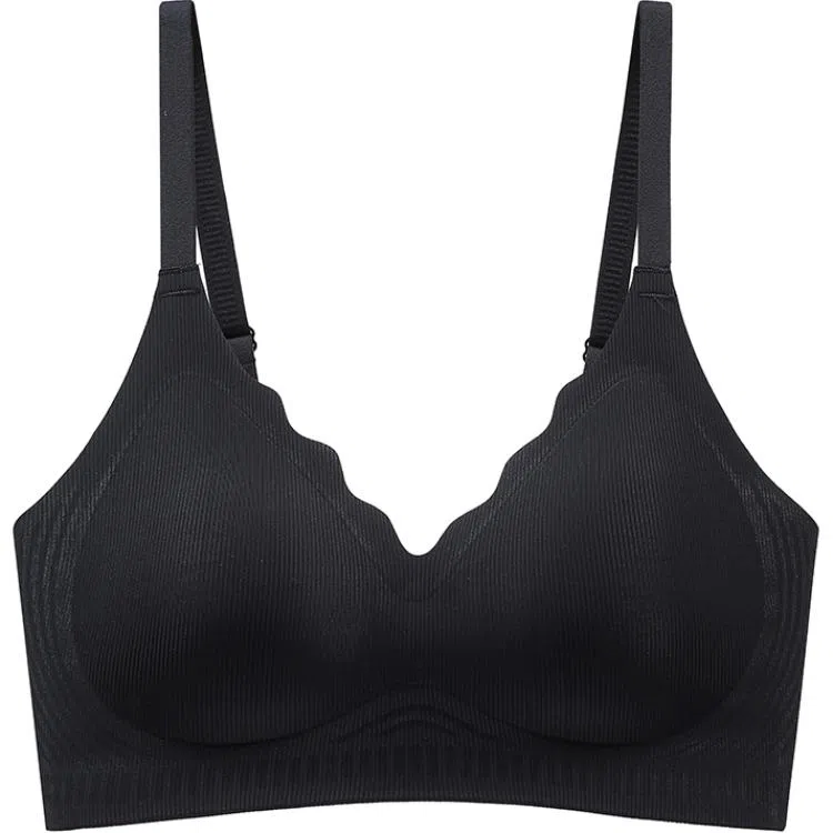 莫代尔 纯色休闲无痕透气轻薄文胸 女款