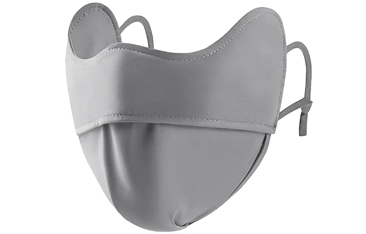 优幽兰 时尚简约薄款防紫外线立体全脸护眼角户外防尘遮阳口罩高颜值显脸小透气舒适脸罩 锦纶 防晒面罩 男女同款情侣款