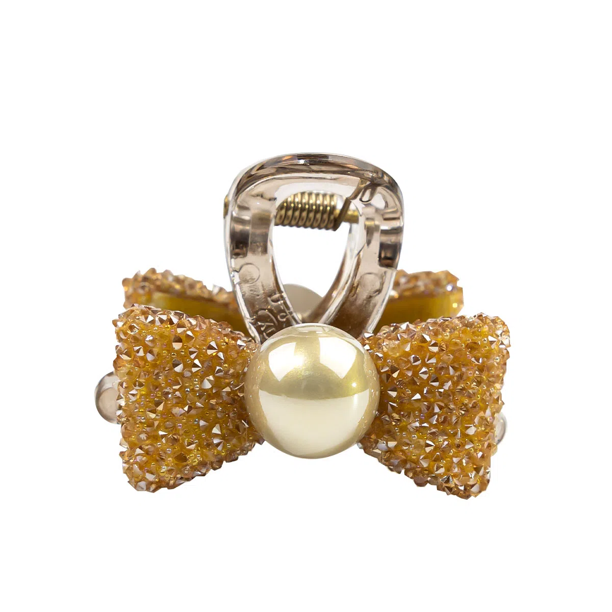 卡铂雅 香槟设计港风气质复古镶钻极简高级感 亚克力 发夹 女款