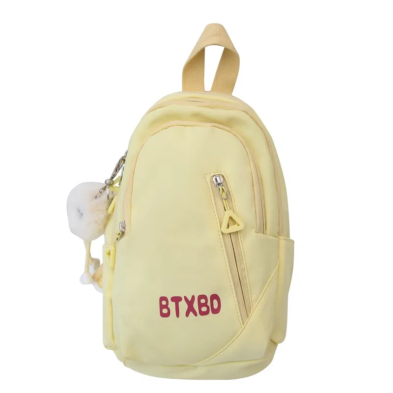 行途 小清新高颜值纯色学院风时尚百搭 斜挎手提单肩胸包 男女同款情侣款 多色 尼龙