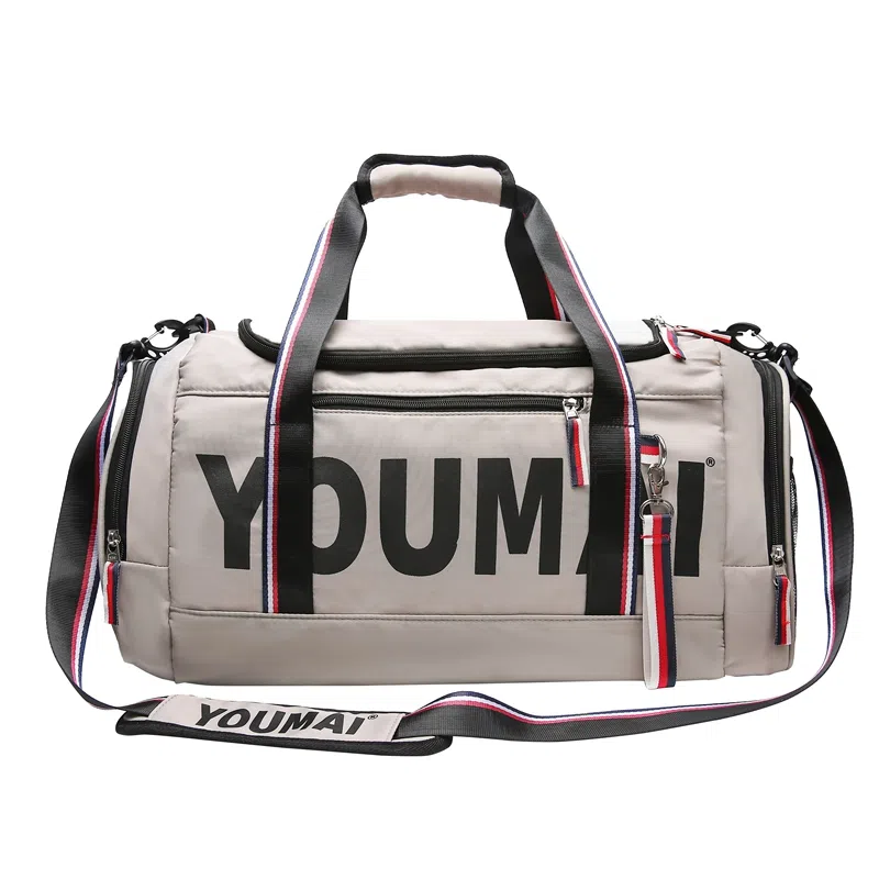 行途 休闲时尚干湿分离短途 尼龙 旅行包 常规 男女同款情侣款 黑色/粉色/卡其色/红色