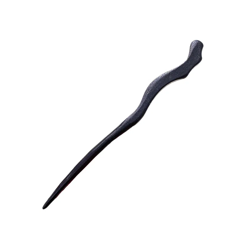 水中玉 天枝  新中式木质簪子 古风盘发步摇配饰 发簪 女款