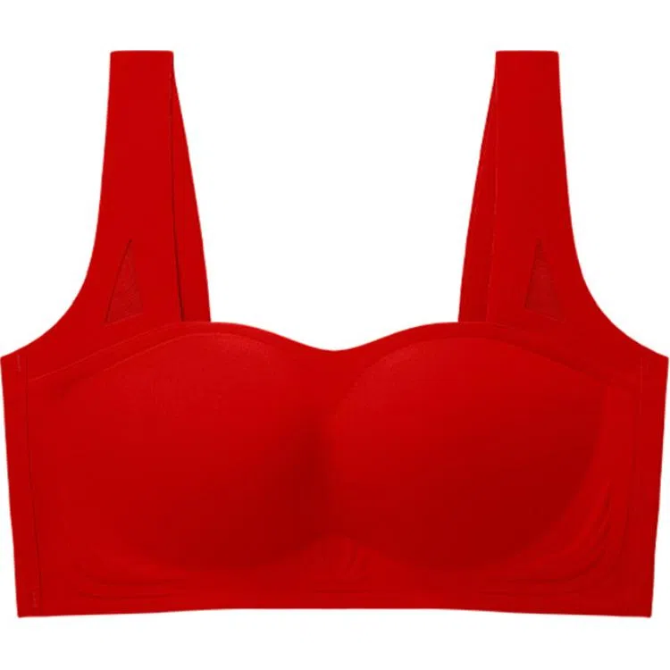 莫代尔 无钢圈无痕聚拢纯色文胸 女款