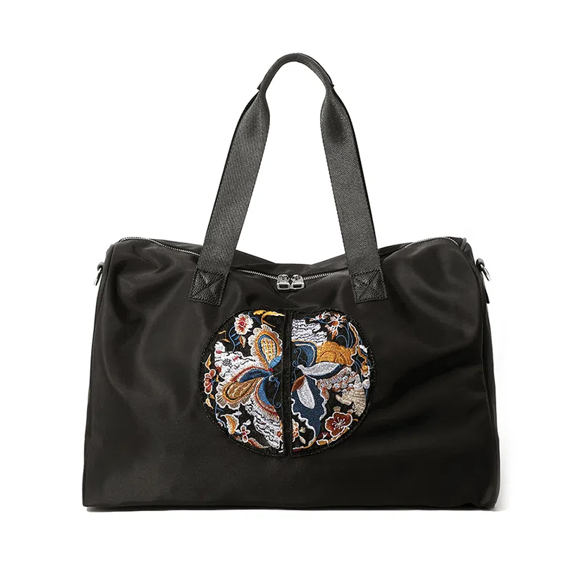 Master Canvas Butterfly Tote Bag Black