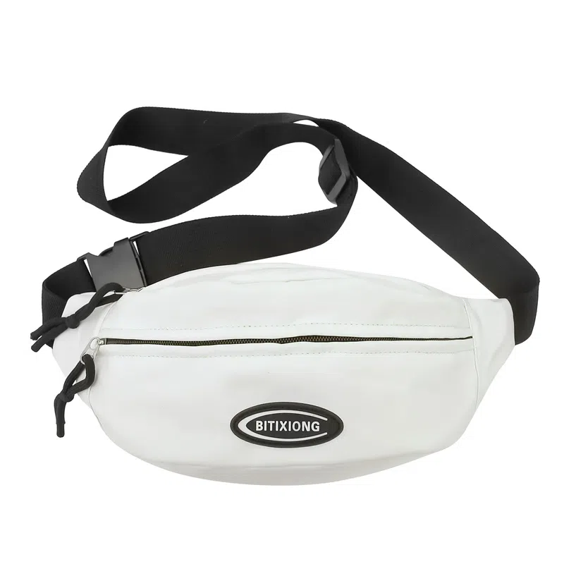 行途 日系休闲简约时尚百搭轻便潮流 尼龙 斜挎胸包 男女同款情侣款