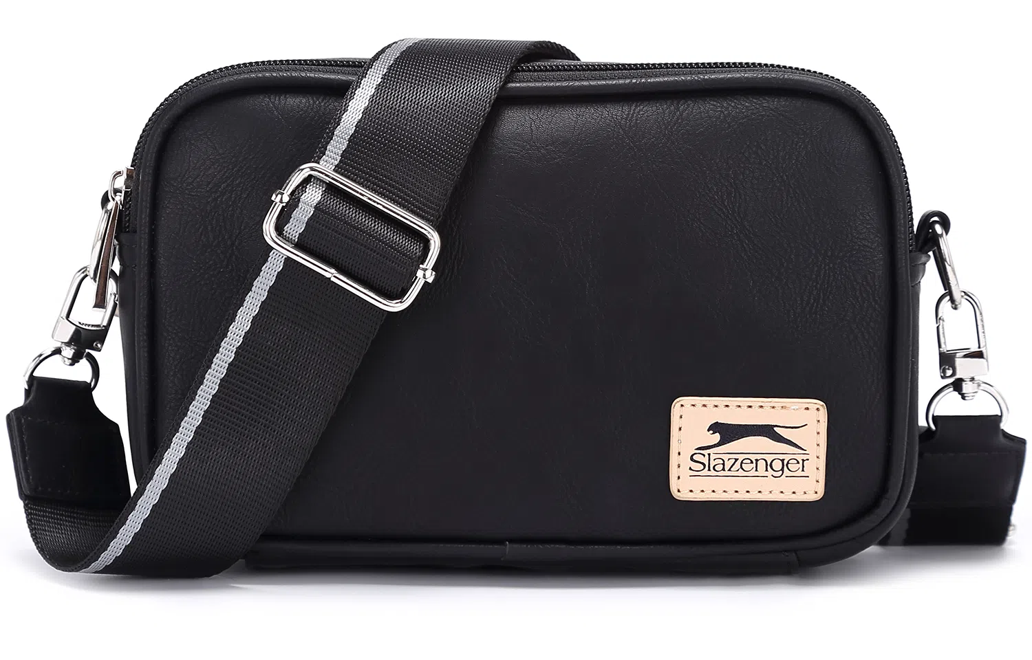 Slazenger Retro Logo Waist Bag Black