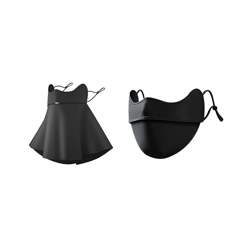 界面 面罩护颈全脸防紫冰丝夏季薄款透气 口罩 男女同款情侣款