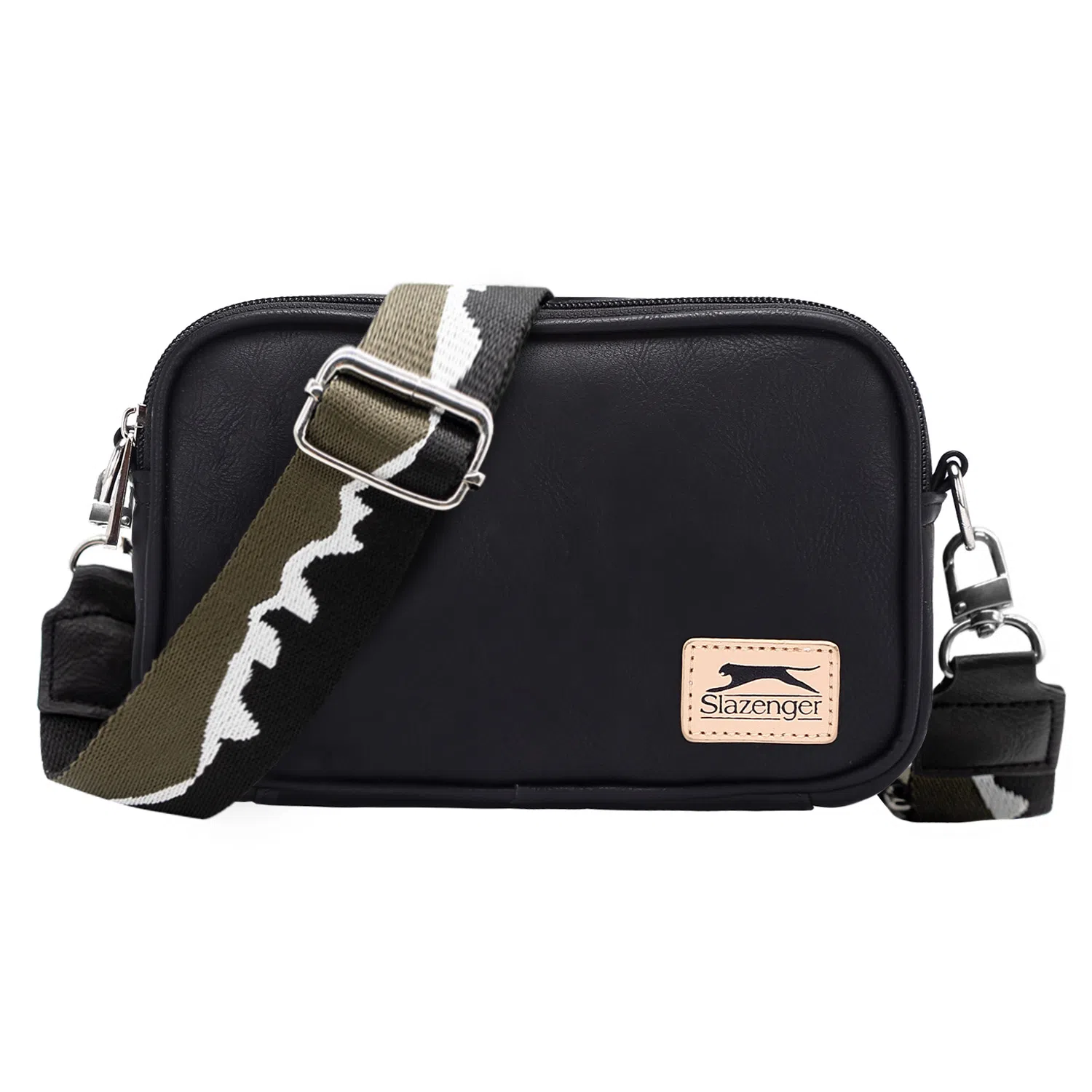 Slazenger Retro Logo Waist Bag Black