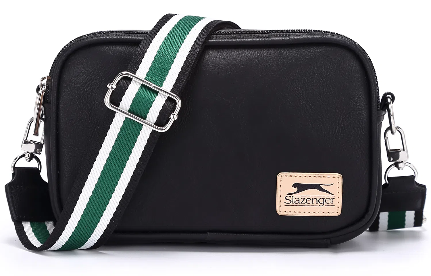 Slazenger Retro Logo Waist Bag Black