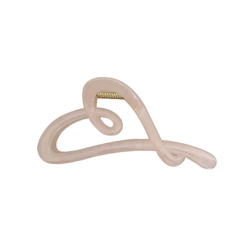 如花梦 设计感线条爱心上班通勤用后脑勺 发夹 女款 多色可选