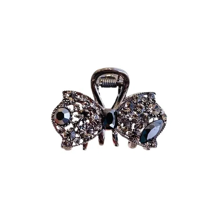 彤彤兔 高端东大门黑耀气质高档镂空后脑勺 鲨蝴蝶结鱼夹 发夹 女款