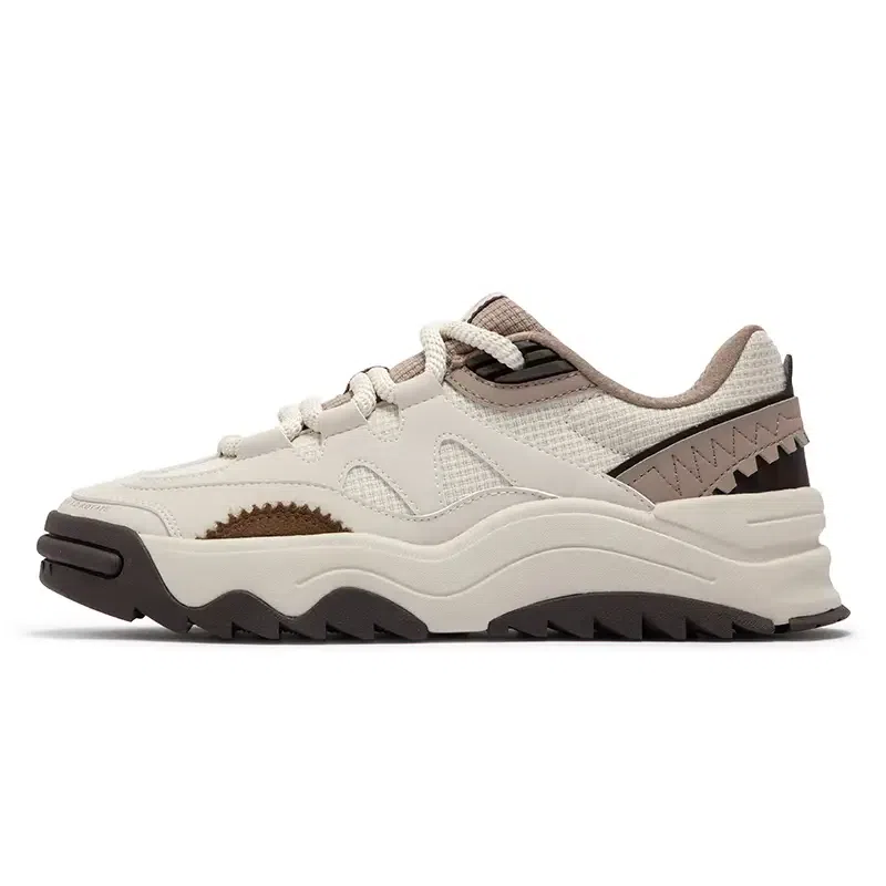 361° Low Top Casual Sneakers White Brown