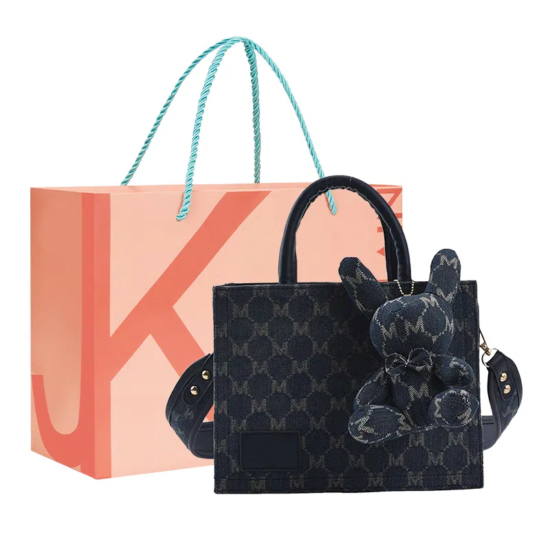 JANE KLAIN Classic Rabbit Tote Bag