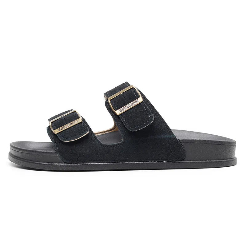 果洛菲 舒适百搭休闲 防滑一字拖鞋 男女同款