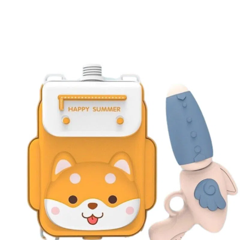 雄俊 可爱小狗 小猫 恐龙 宇航员 小鸭子 小兔 小猪 背包水枪夏天 狮 青蛙动物系列 枪型玩具