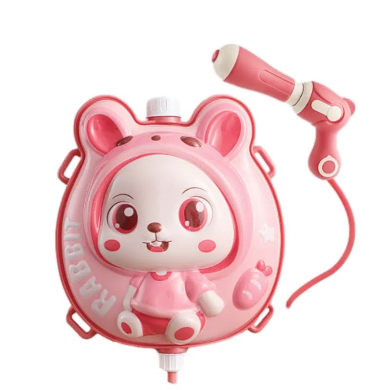 雄俊 可爱小狗 小猫 恐龙 宇航员 小鸭子 小兔 小猪 背包水枪夏天 狮 青蛙动物系列 枪型玩具