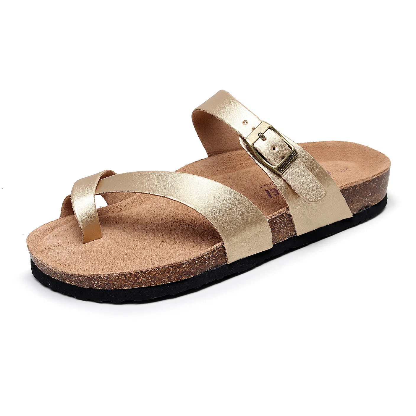 果洛菲 韩版时尚凉鞋百搭夹角外穿套趾学生 防滑人字拖鞋 男女同款