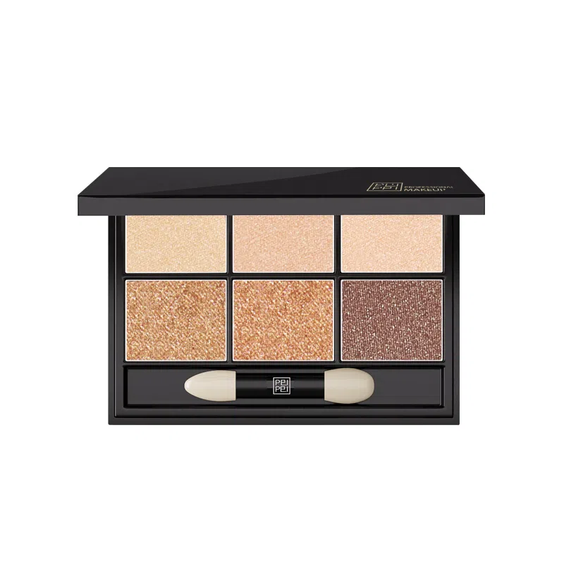 佩佩百变眼妆六色眼影盘 日常妆初学者易上手 防水不晕染持久不脱妆