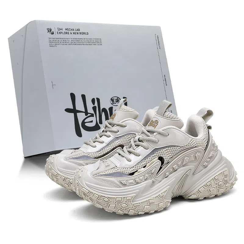 黑魂 网布 厚底时尚潮流百搭 防滑耐磨增高 低帮 老爹鞋 男女同款