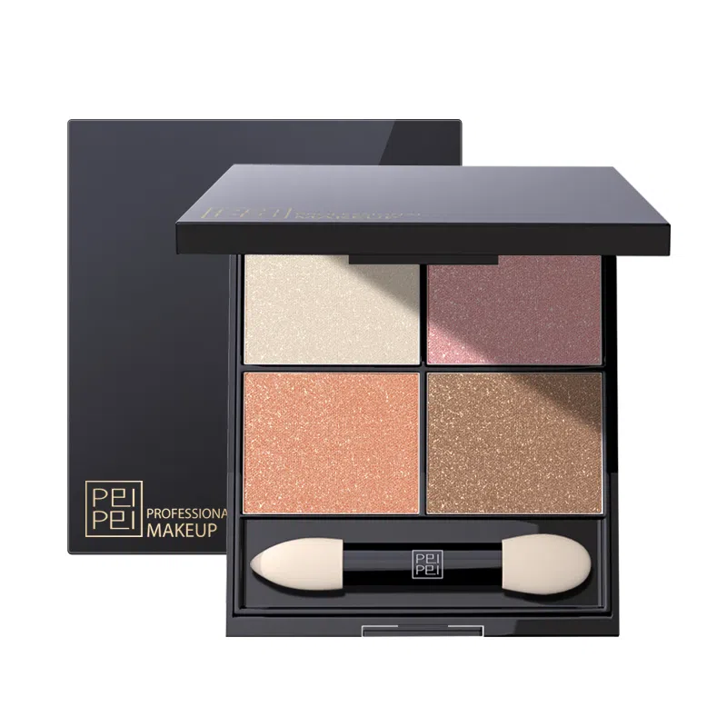 佩佩四色眼影盘 日常妆防水不晕染持久不卡粉 约会妆轻松上色