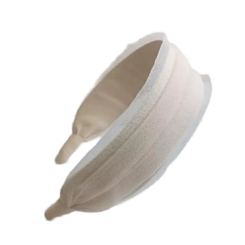 左欧 夏天宽边肌理纱质感气质压发 透气碎发 发箍 女款