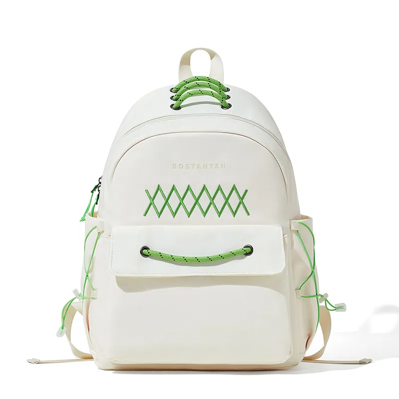 波斯丹顿书包女初中小众设计高中大学生织物轻便旅游电脑双肩背包