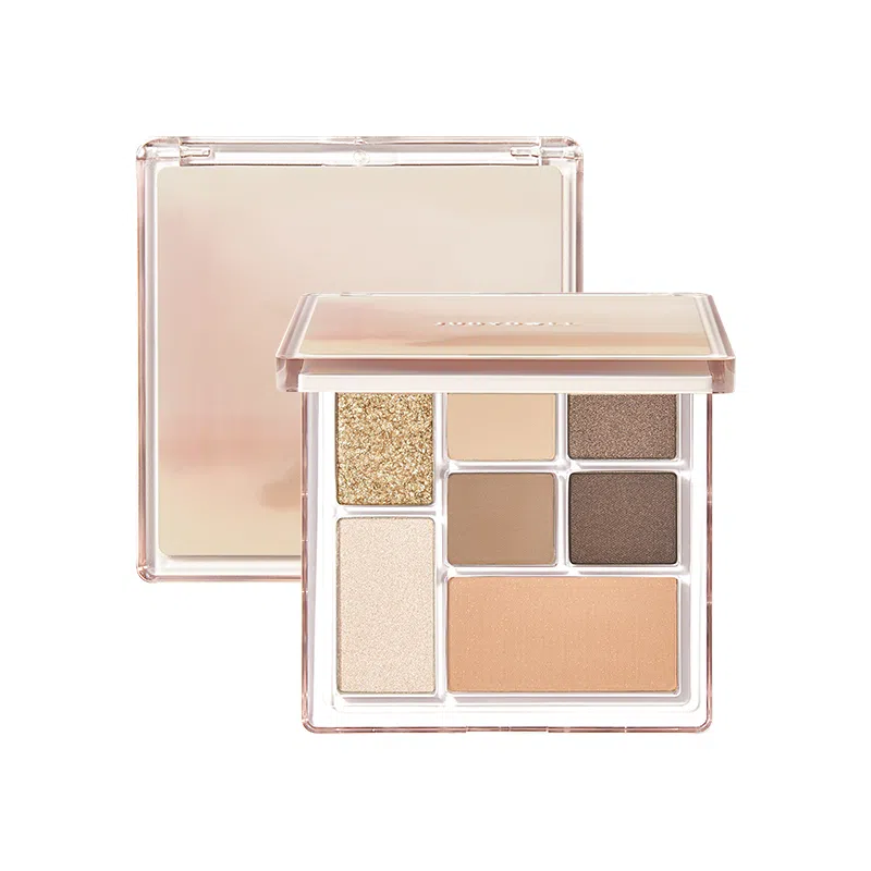 橘朵 七巧板玩趣眼影盘大地色腮红高光修容综合盘 自然眼部修饰