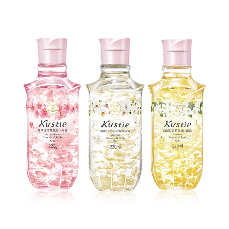 蔻斯汀 樱花花瓣香氛沐浴露洗发水系列 明星同款  蓬松控油 持久留香 清洁保湿滋润伴手礼 清新舒缓 学生小瓶容量组合套装