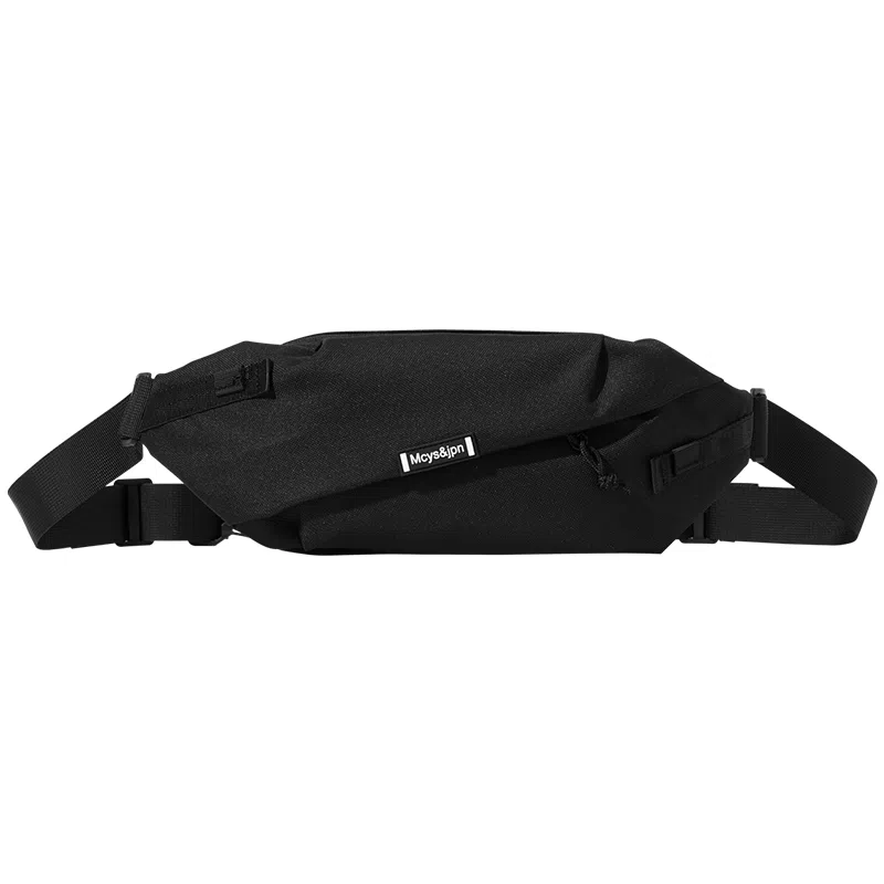 木村耀司 潮牌男休闲百搭大容量随身旅行轻便时尚潮流女 牛津纺 胸包斜挎包单肩包饺子包 常规 男女同款情侣款 黑色/卡其色