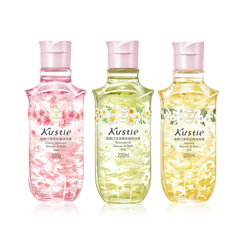 蔻斯汀 樱花花瓣香氛沐浴露洗发水系列 明星同款  蓬松控油 持久留香 清洁保湿滋润伴手礼 清新舒缓 学生小瓶容量组合套装