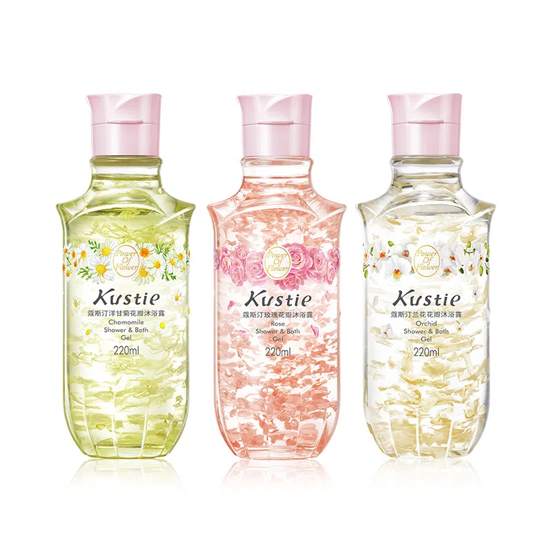 蔻斯汀 樱花花瓣香氛沐浴露洗发水系列 明星同款  蓬松控油 持久留香 清洁保湿滋润伴手礼 清新舒缓 学生小瓶容量组合套装