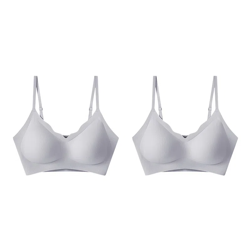 Huggy Kissy Thin Jelly Soft Support Bra 2-Pack