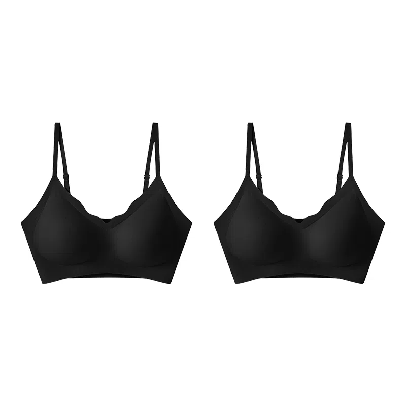 Huggy Kissy Thin Jelly Soft Support Bra 2-Pack