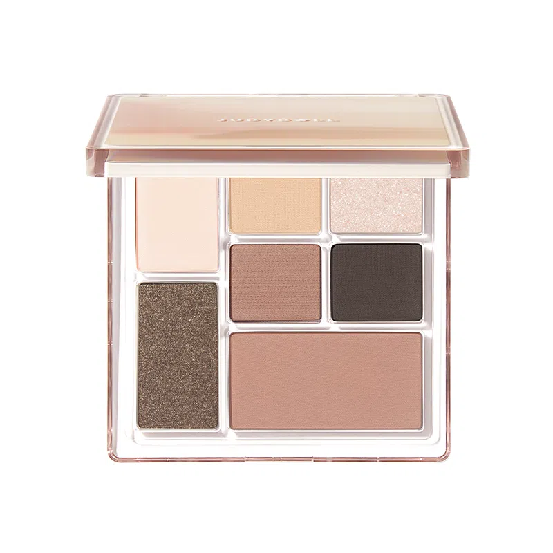 橘朵 七巧板玩趣眼影盘大地色腮红高光修容综合盘 自然眼部修饰