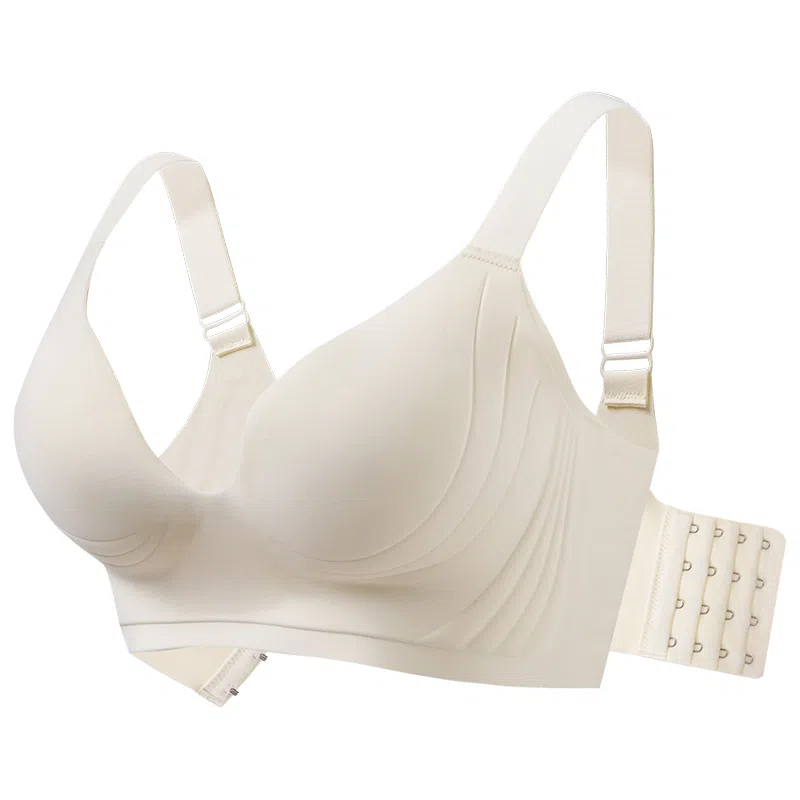 莫代尔 轻薄无痕无钢圈聚拢软承托显瘦柔软舒适无痕透气高侧收耐穿文胸 女款 组合装