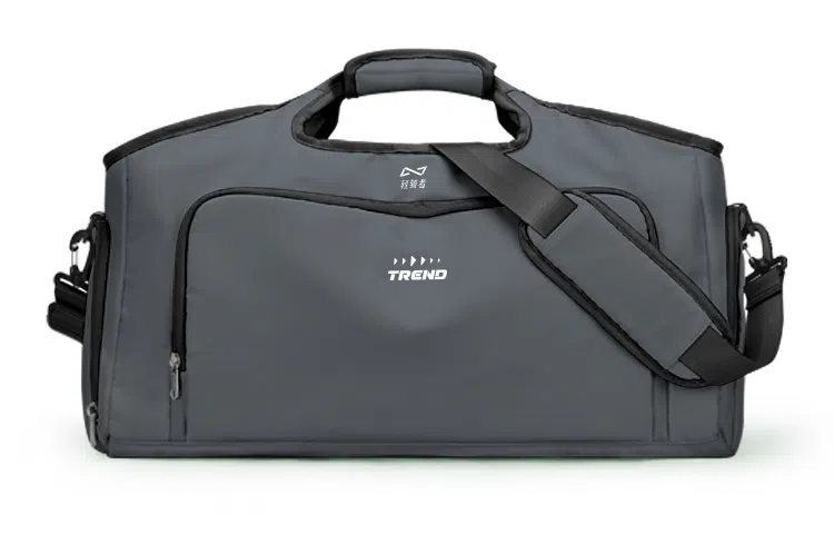 轻骑者 潮流大容量运动健身游泳便携旅游外出露营内置干湿分离独立鞋仓 织物 旅行包斜挎包健身包 大号 男女同款情侣款 米白