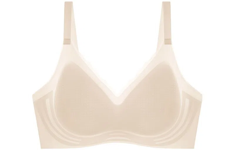 浪莎 无痕薄款透气美背防下垂软支撑小胸聚拢文胸