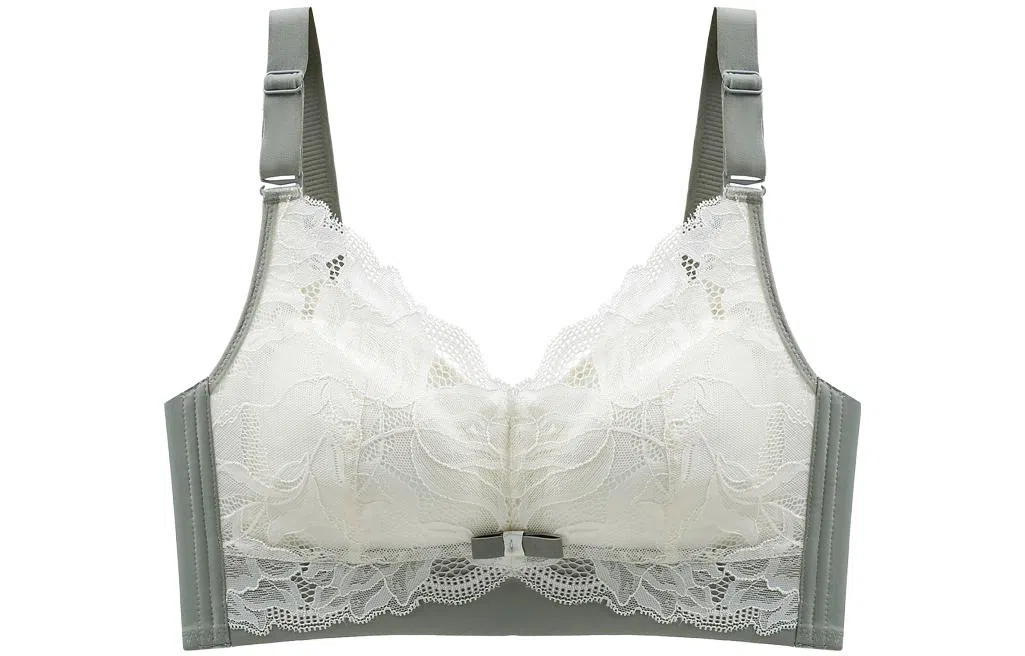 浪莎 拼接无钢圈聚拢文胸