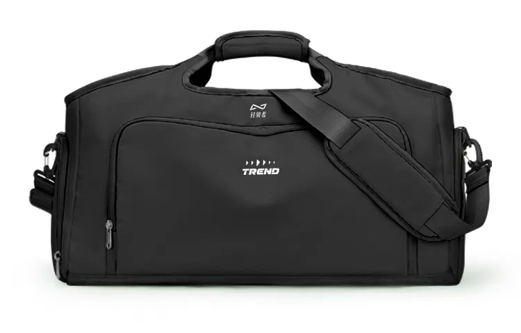 轻骑者 潮流大容量运动健身游泳便携旅游外出露营内置干湿分离独立鞋仓 织物 旅行包斜挎包健身包 大号 男女同款情侣款 米白