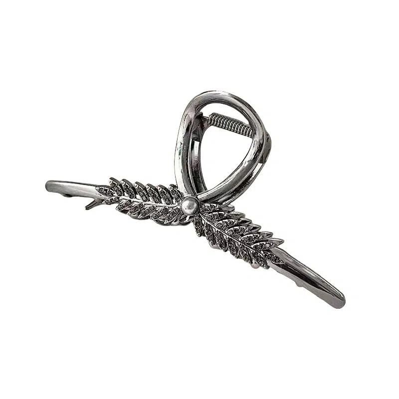 贯古今 高端麦穗抓夹女高级感后脑勺仙气美鲨鱼夹发卡头饰 发夹 女款