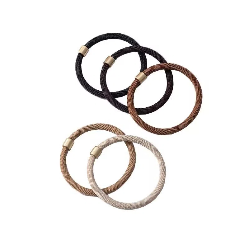 丹琴 时尚高弹力韩国简约扎头发橡皮筋百搭耐用头饰马尾发绳 发圈头绳 女款