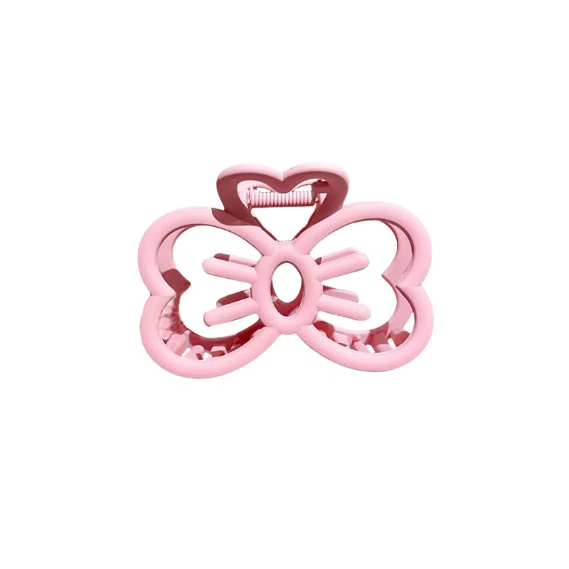 水中玉 甜美可爱镂空蝴蝶结发卡在逃公主抓夹高级感夹子鲨鱼夹 发夹 女款