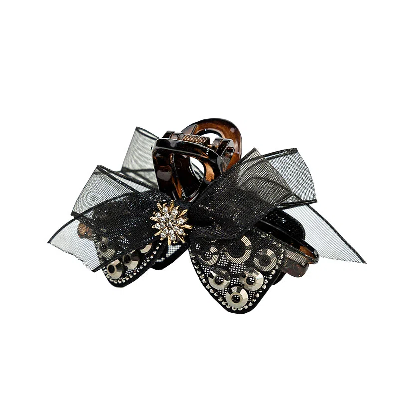 卡铂雅 网纱高级感港风气质韩版 发夹 女款