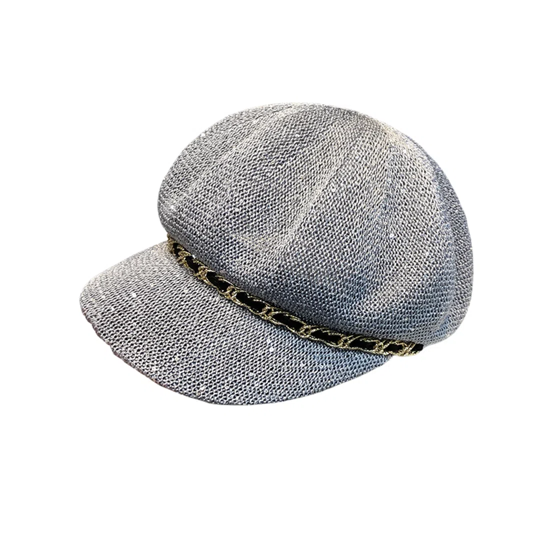 撞青春 镂空八角显脸款透气 涤纶 贝雷帽 女款