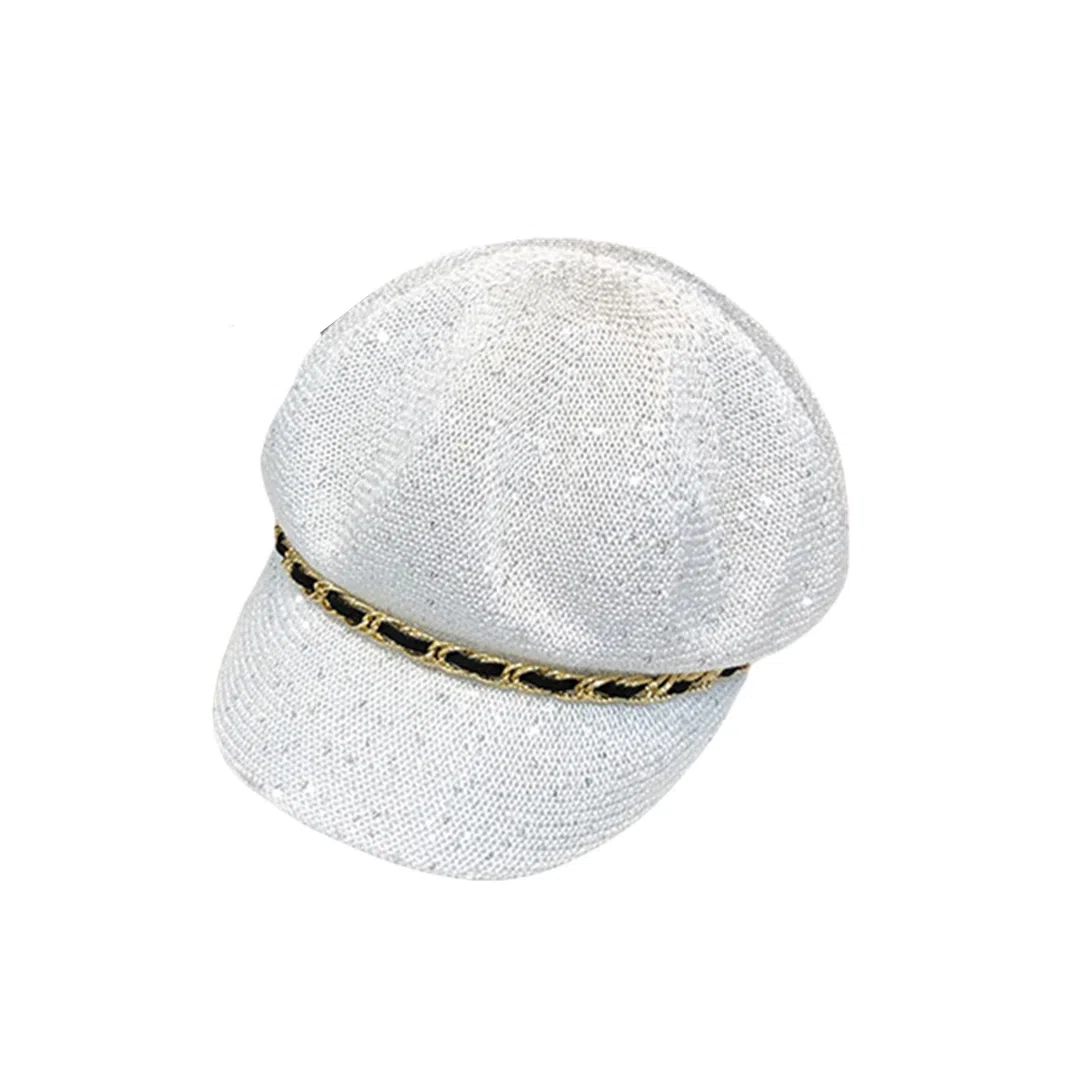 撞青春 镂空八角显脸款透气 涤纶 贝雷帽 女款