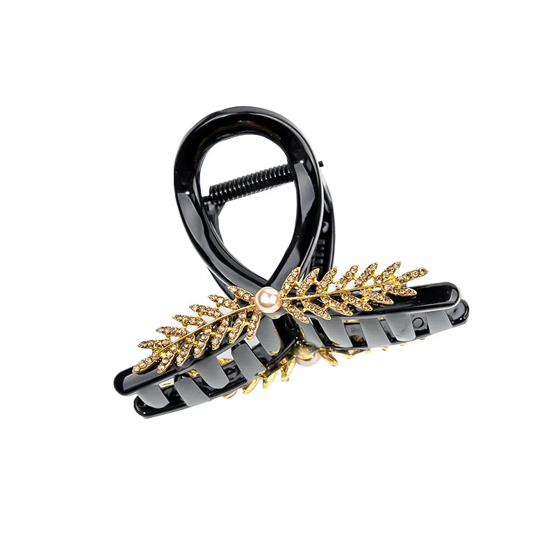 卡铂雅 金色潮流设计港风气质复古极简高级感 亚克力 发夹 女款