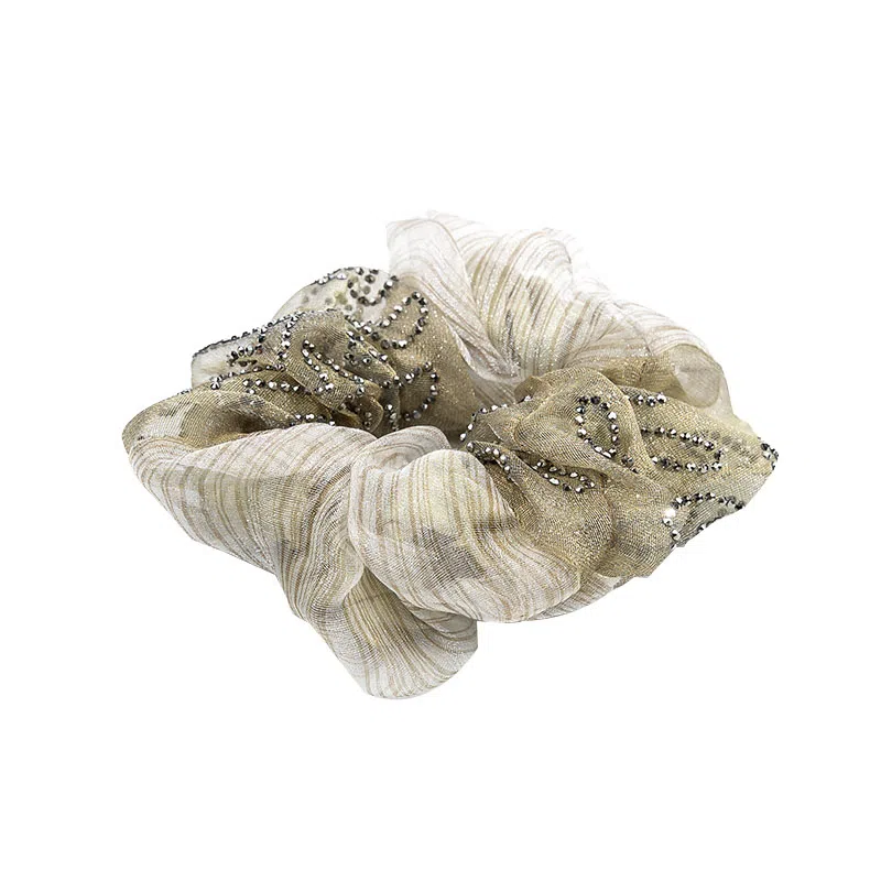 卡铂雅 棕色休闲时尚潮流设计港风气质复古极简高级感 发圈 女款