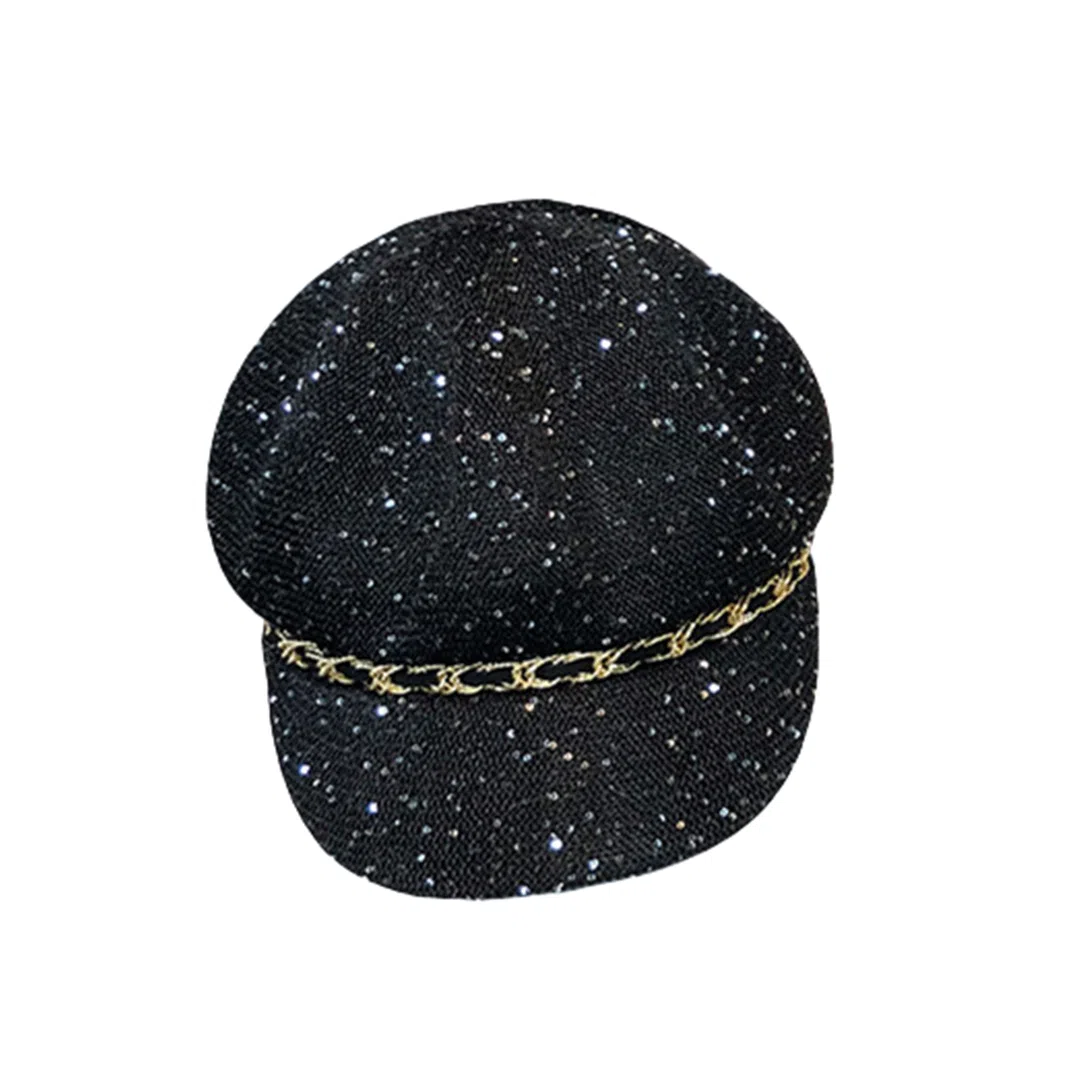 撞青春 镂空八角显脸款透气 涤纶 贝雷帽 女款