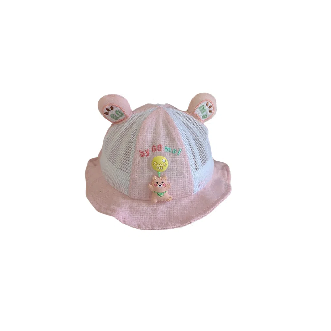 撞青春 幼儿可爱新生儿薄款遮阳盆帽 棉 渔夫帽 儿童款