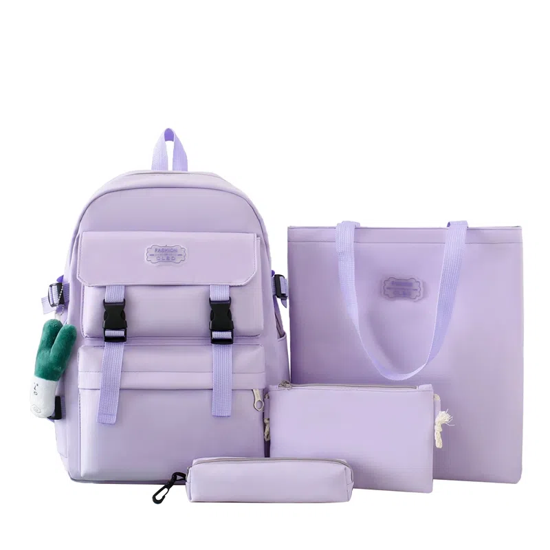 尊梵 双肩包 多功能校园小清新拉链开合   尼龙 女款 多色